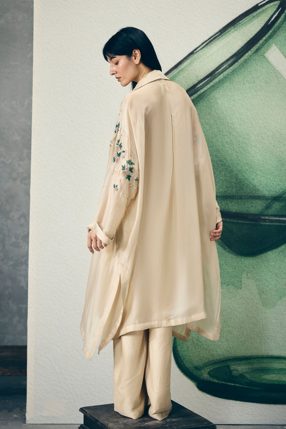 Shinju Ivory Jumpsuit Set