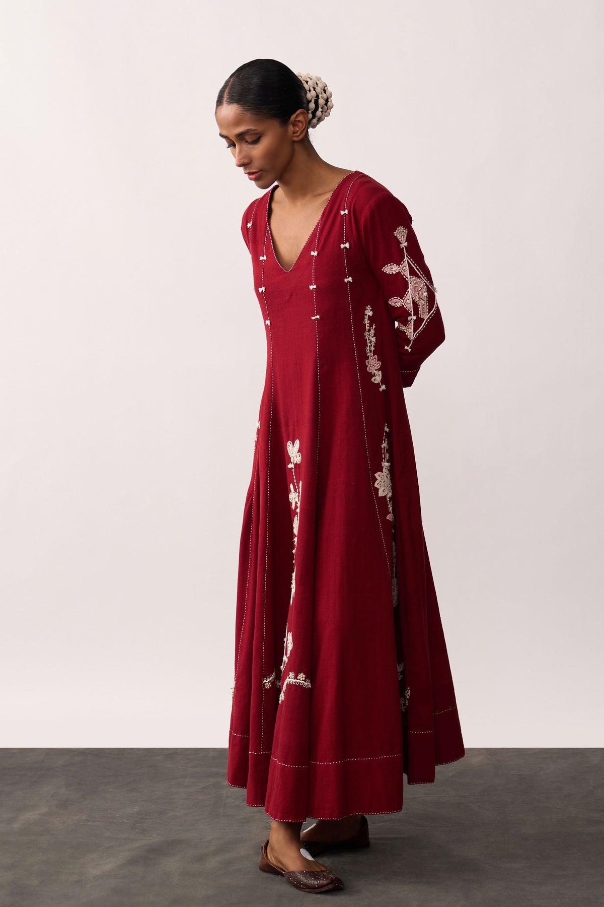Aruna Red Angrakha