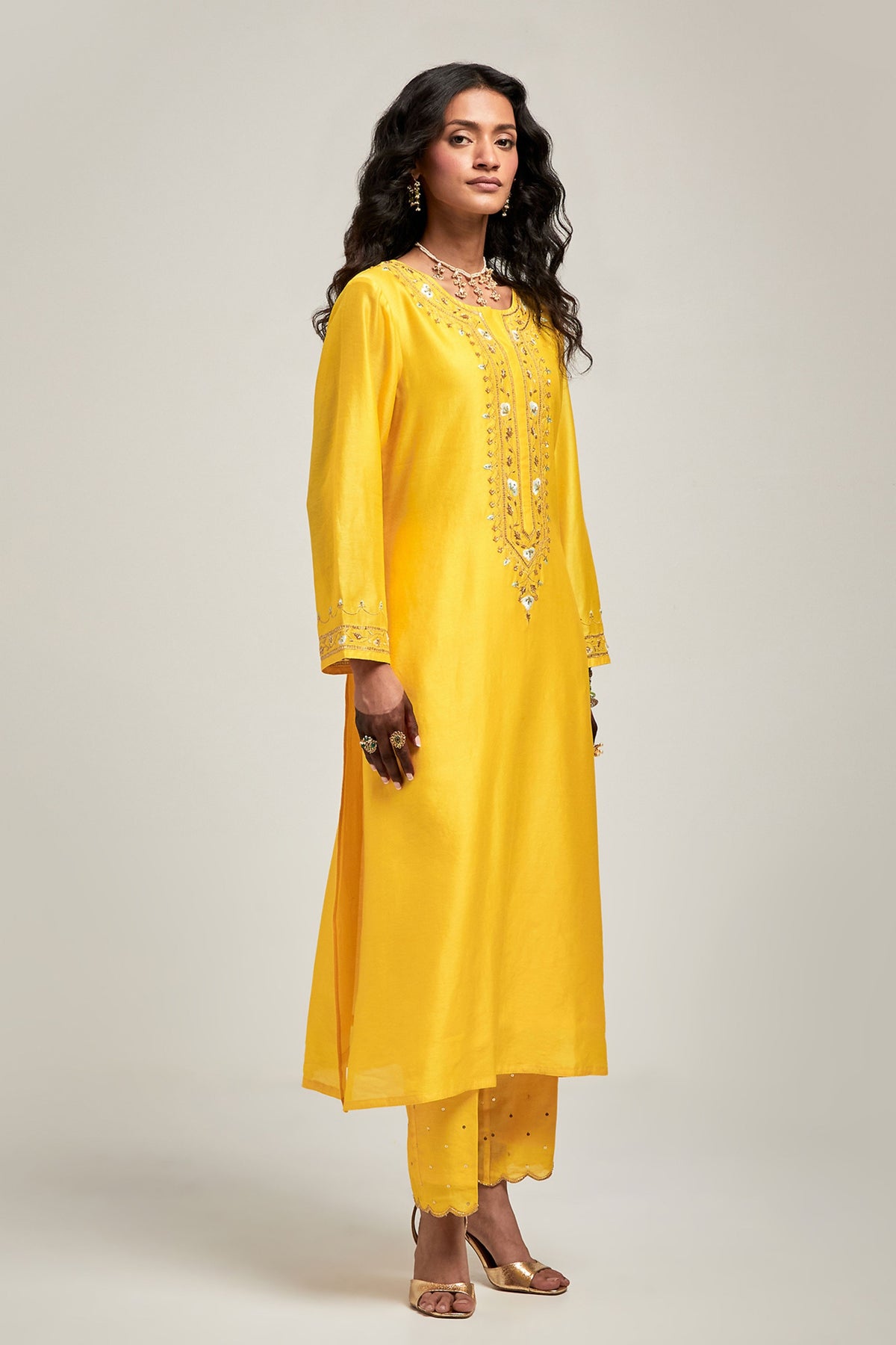 Yellow Kurta Set