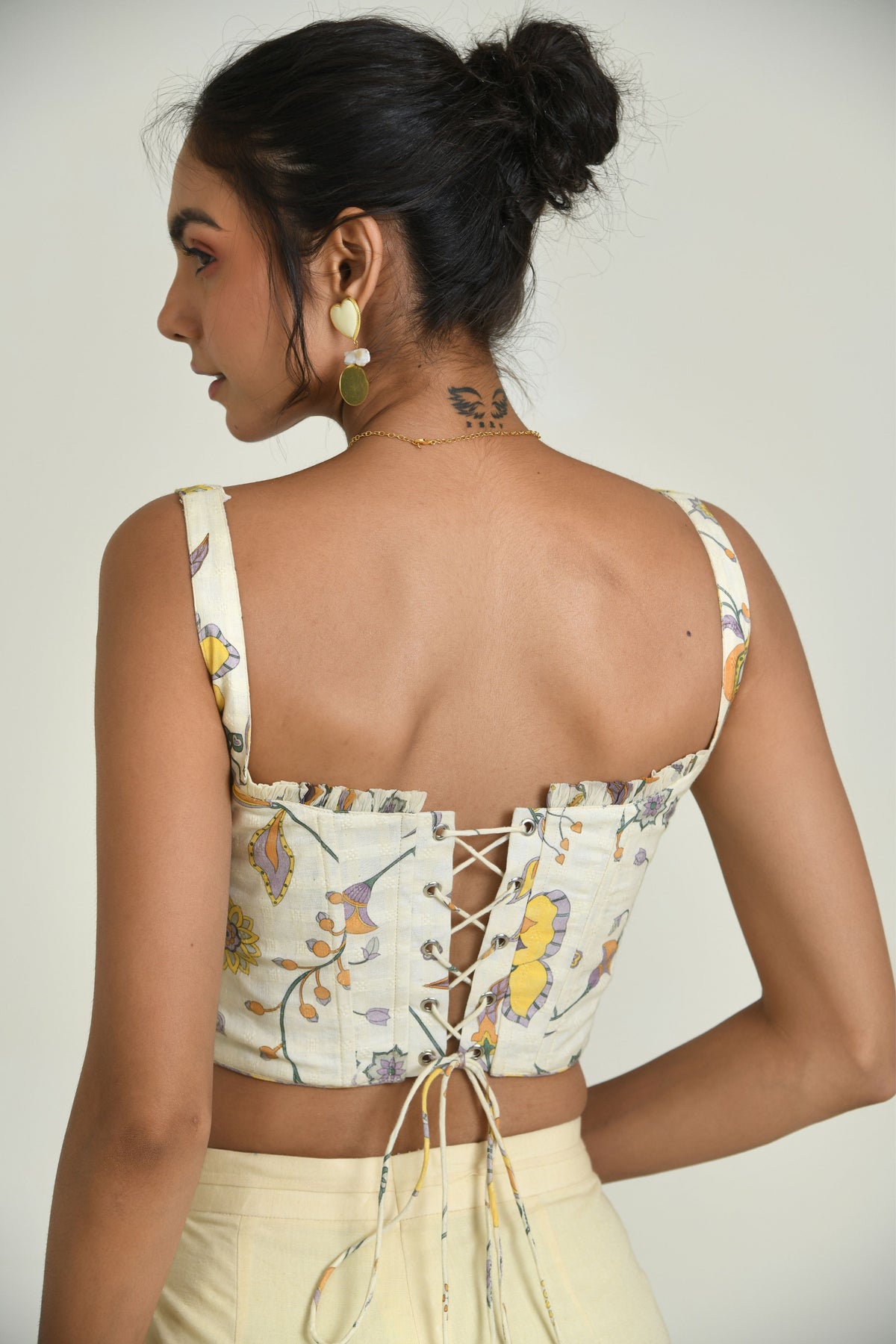 Honeydew Corset Top