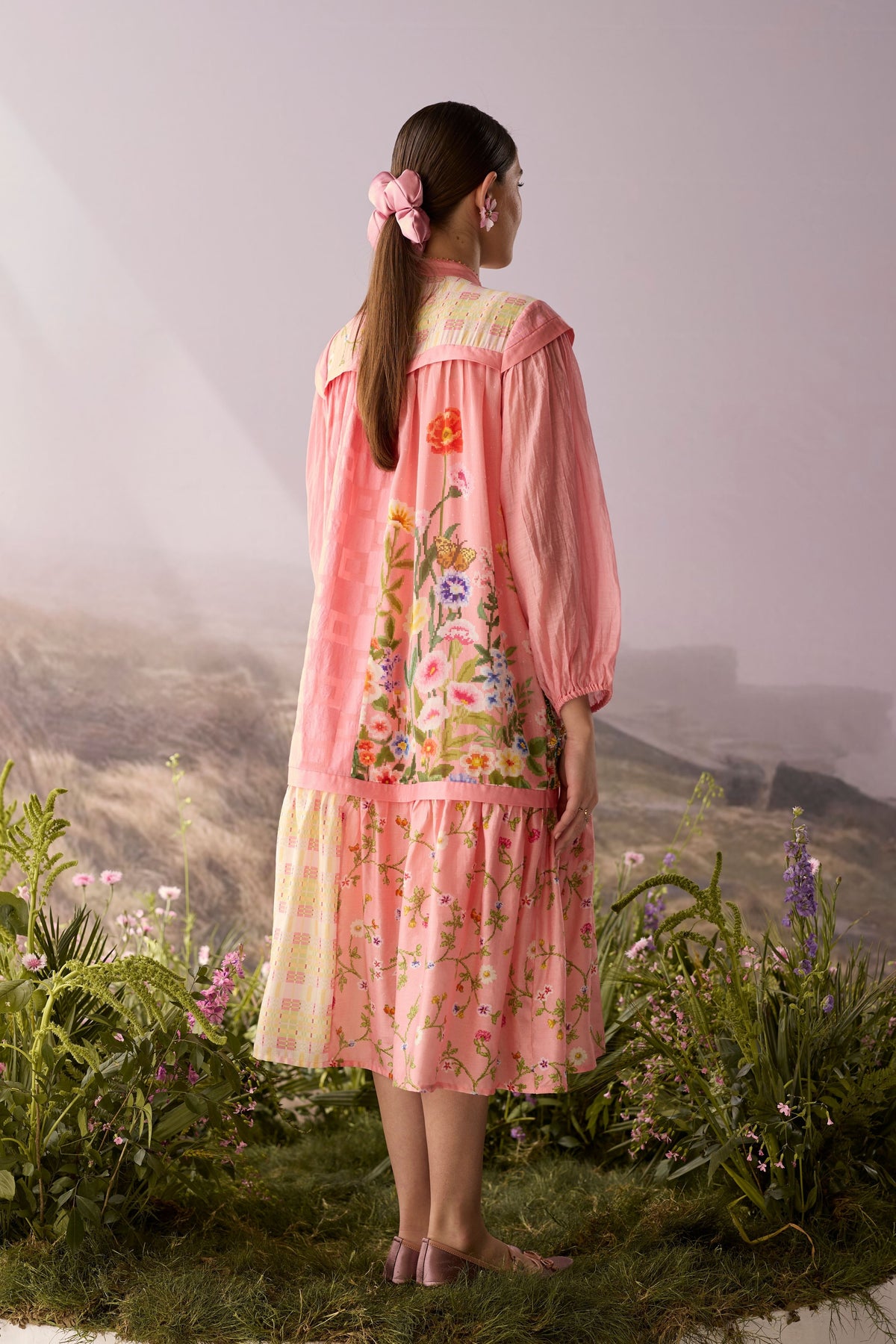 Rose Printed Dress