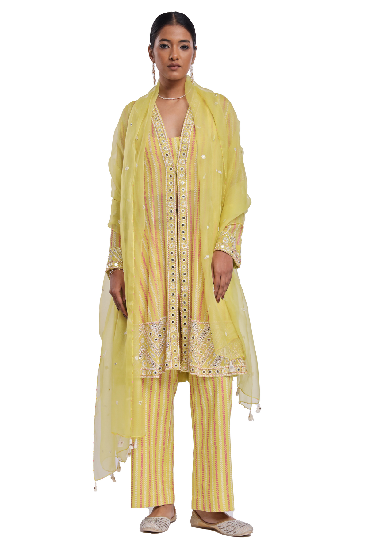 Lime Green Afra Set