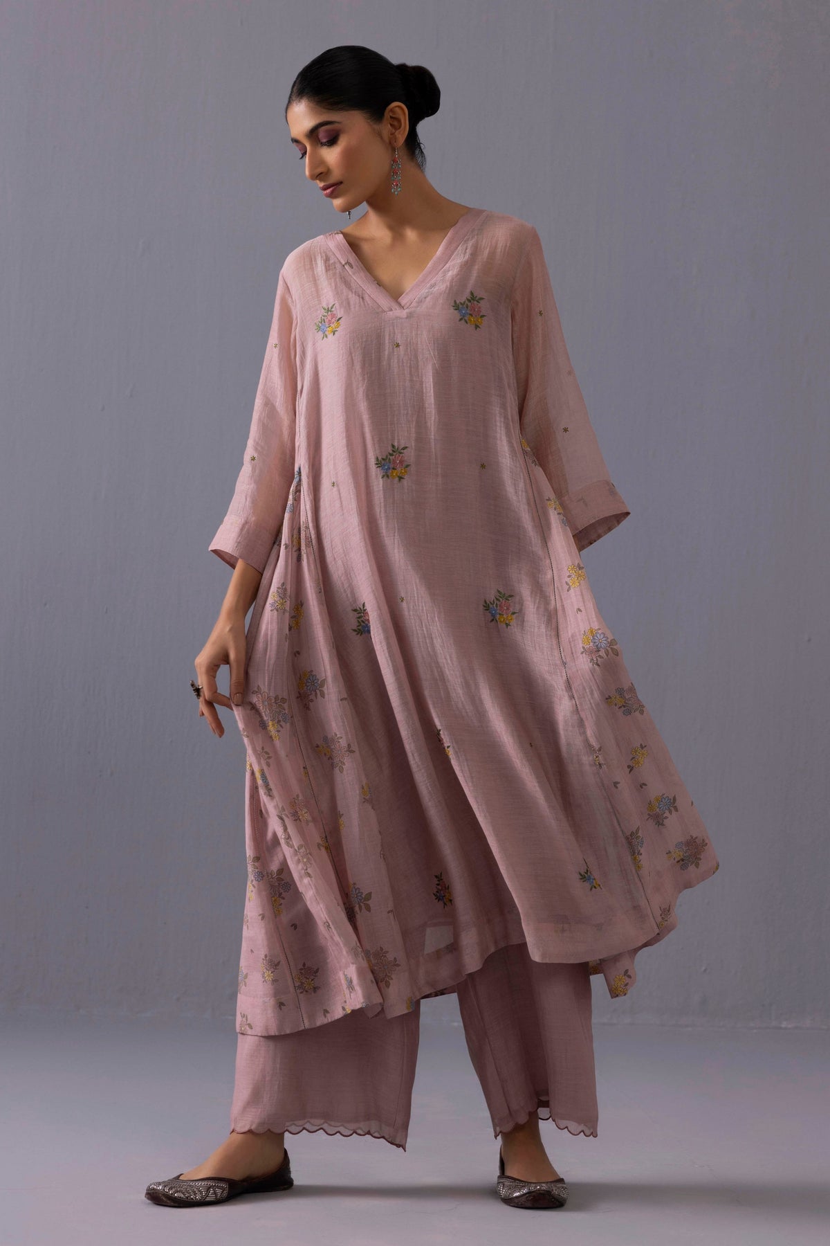 Sagarika Pink Kurta Set