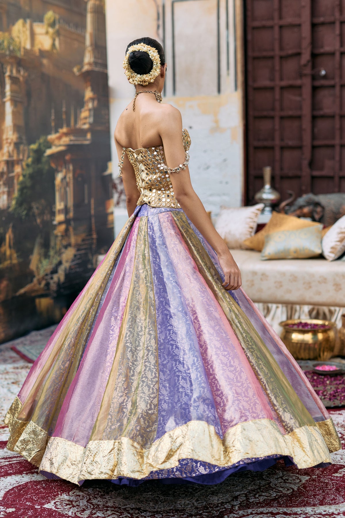 Multi Rangratna Lehenga Set