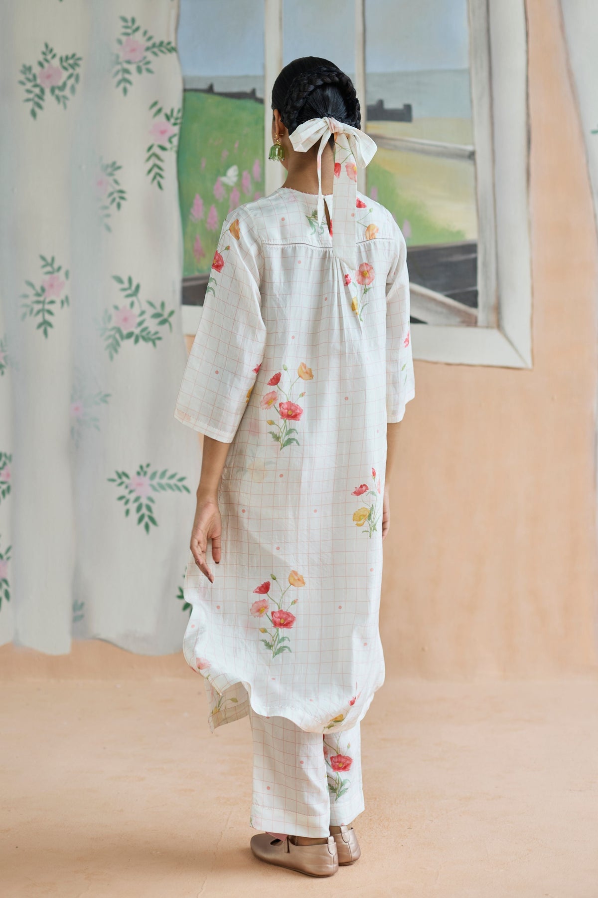 Poppy Long Kurta Set
