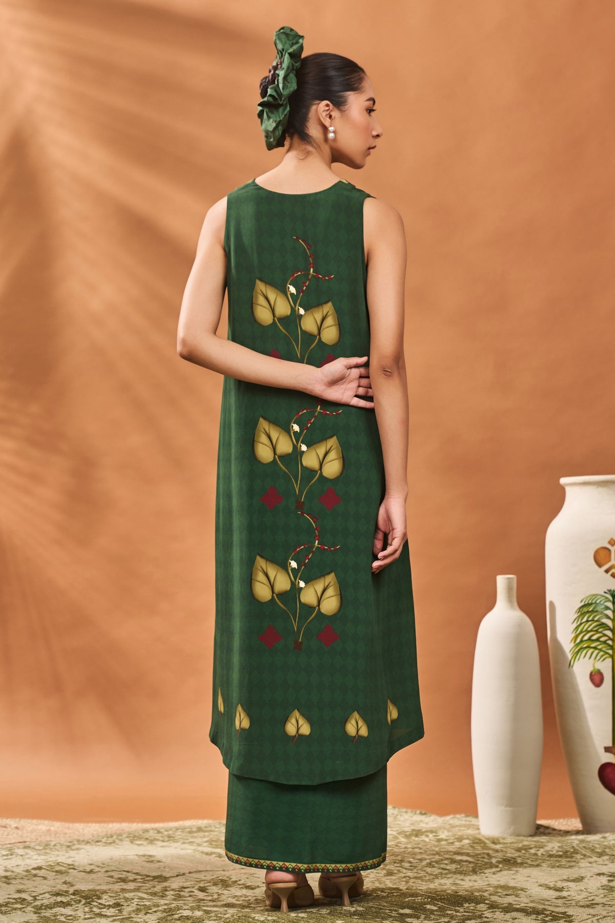 Green Clover Checks Co-ord Set