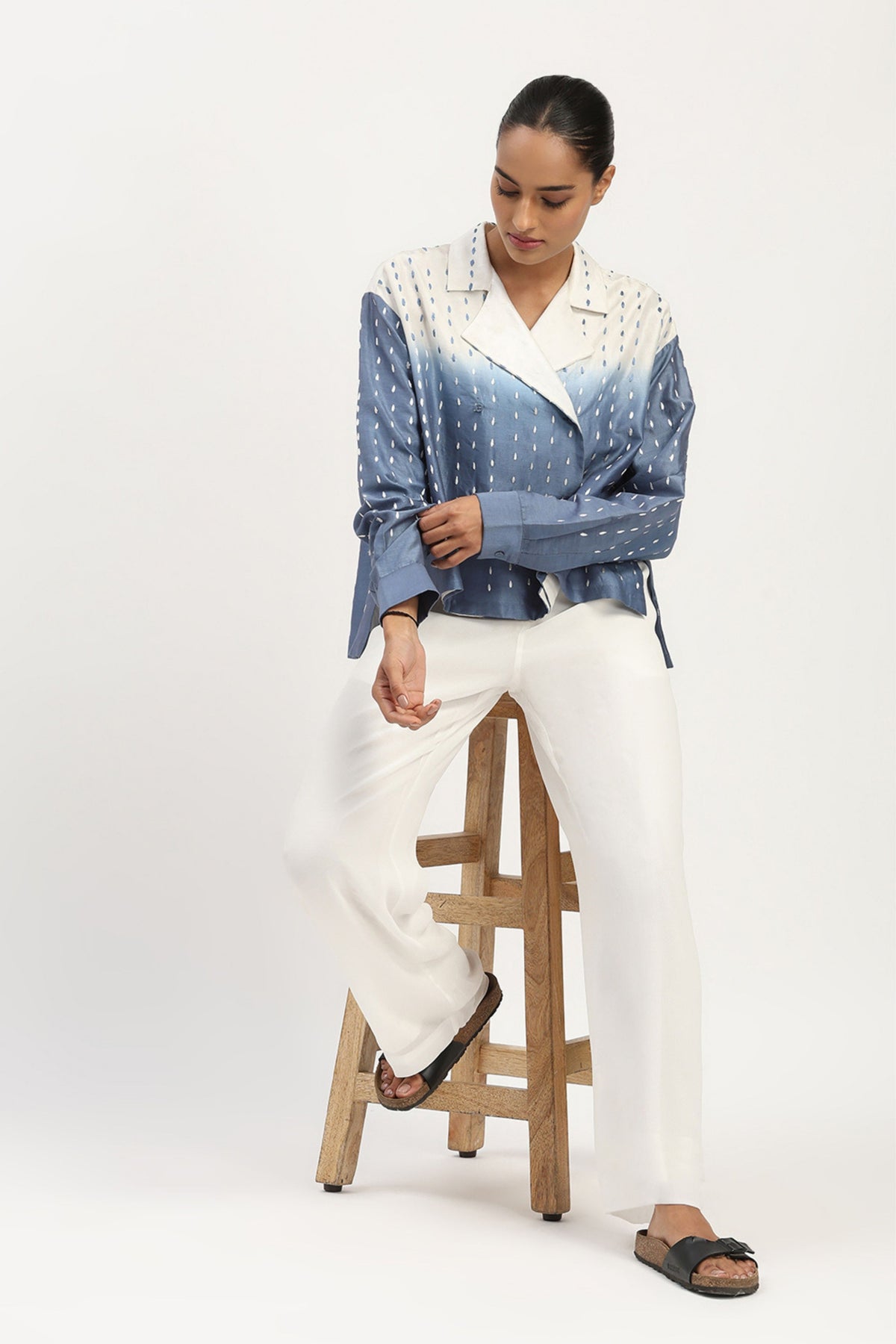 Ombre Stab Stitch Shirt