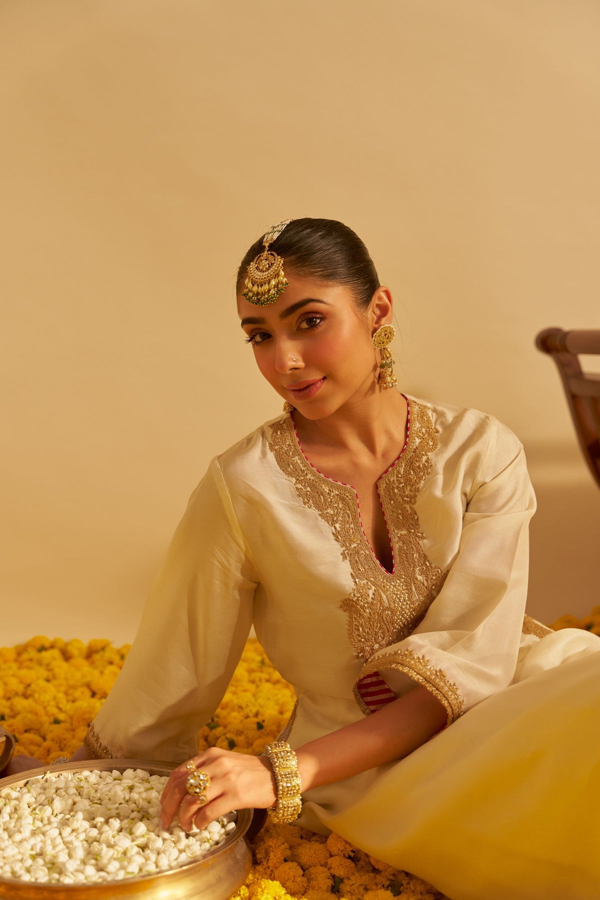 Amaya Ivory Salwar Set