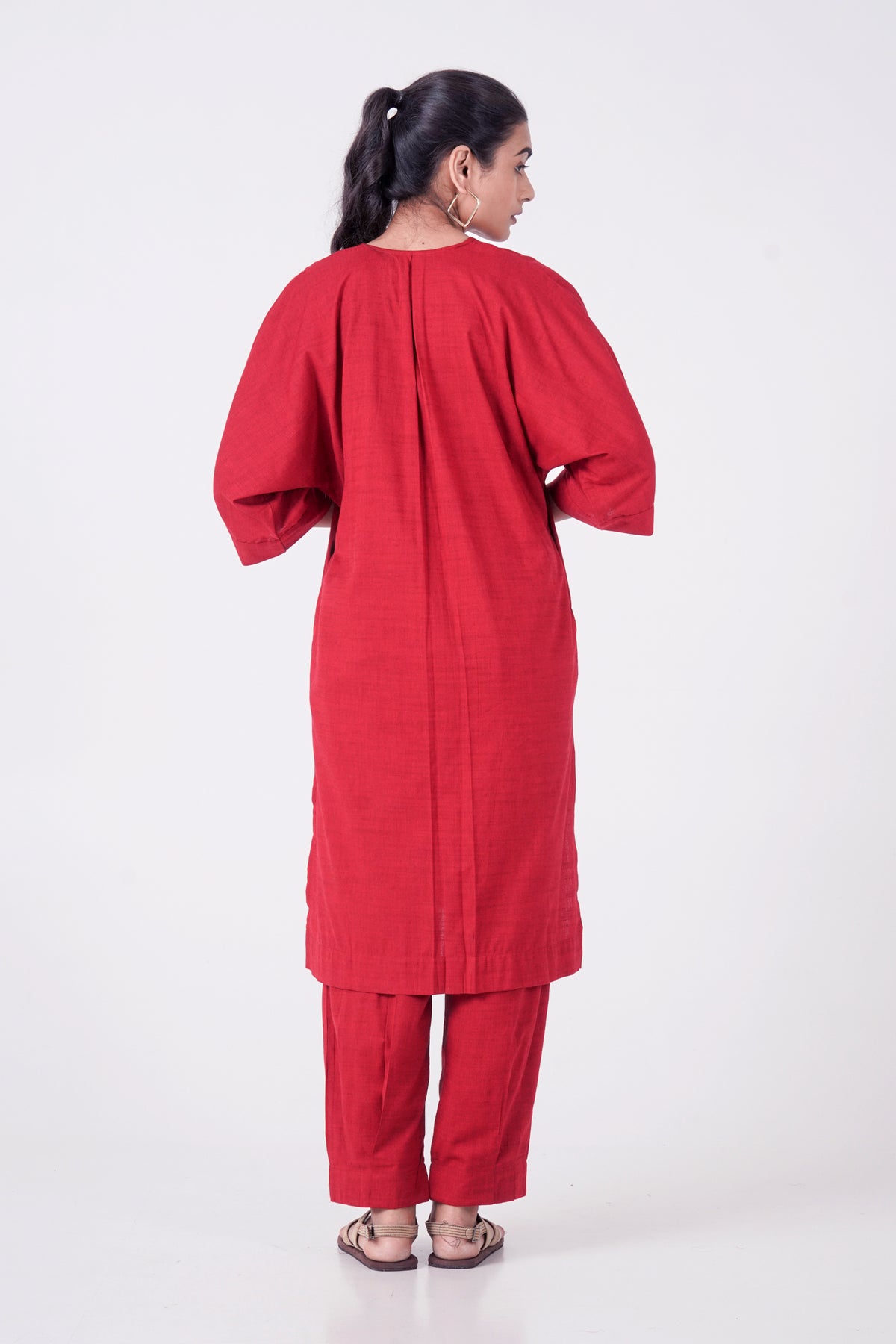 Ease Tunic in Red