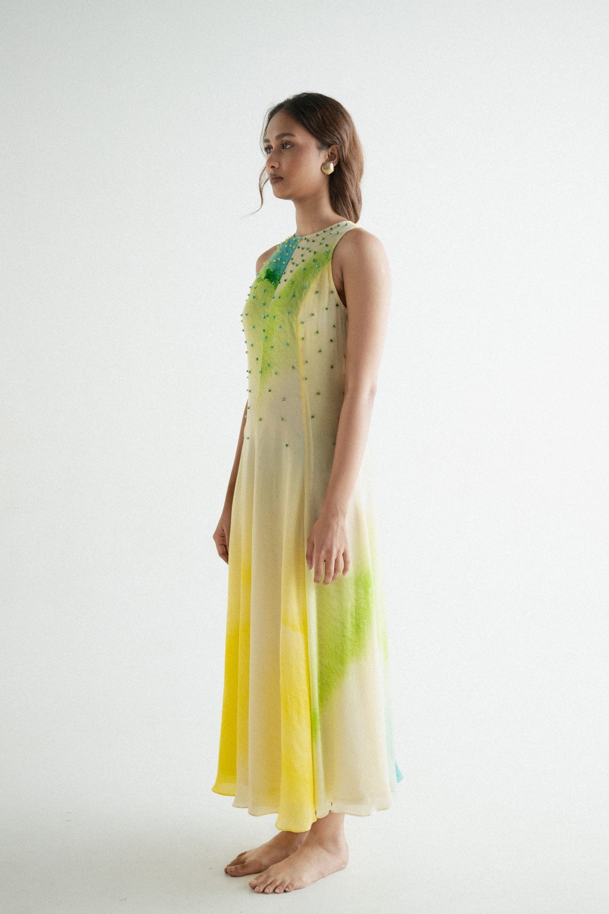 Embroidered Multicolor Dress