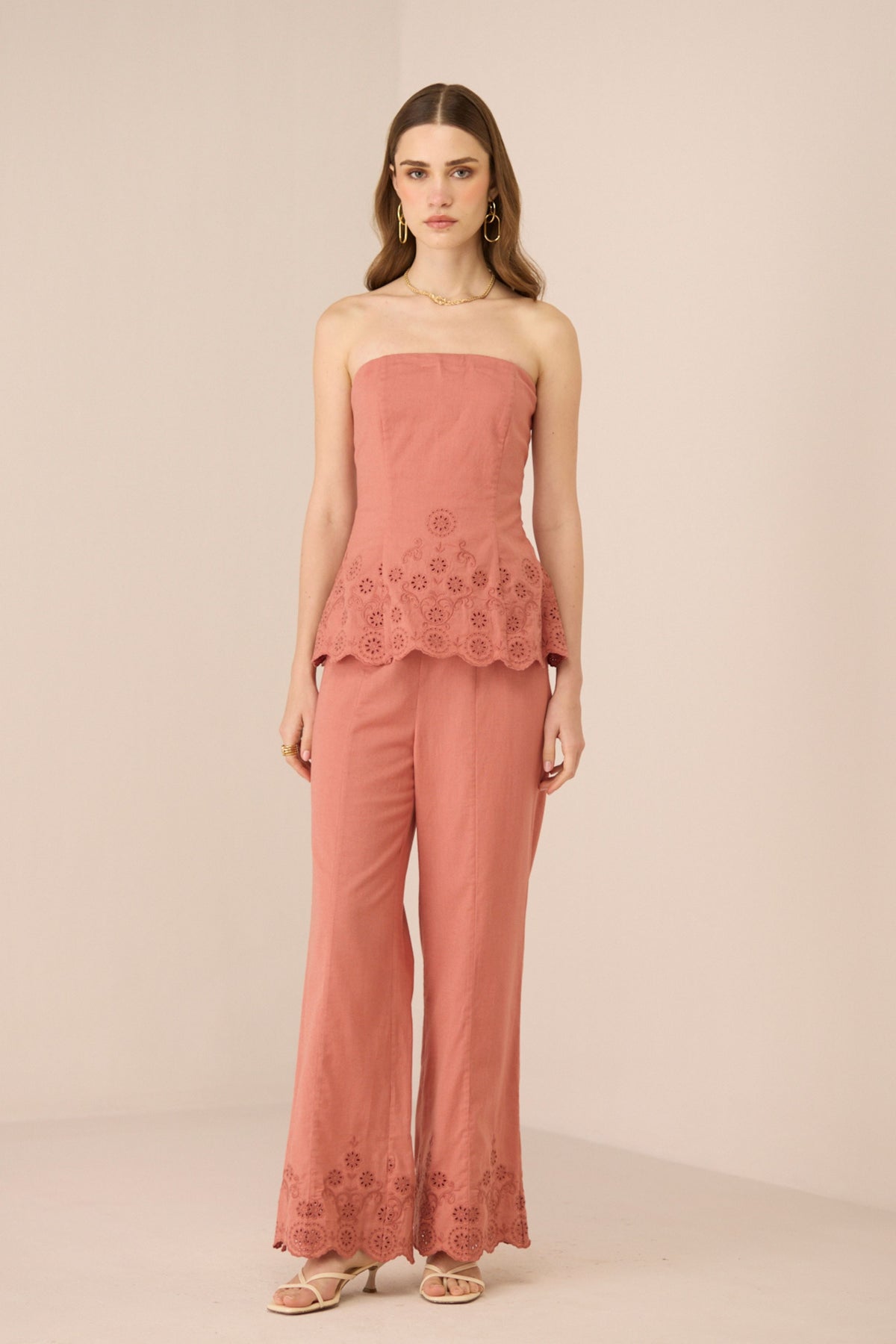 Kaia Coral Pink Top