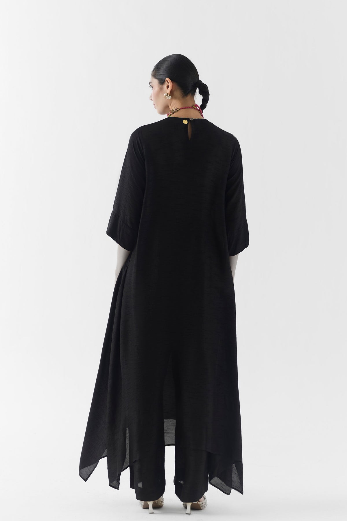 Black Rose Kurta Set
