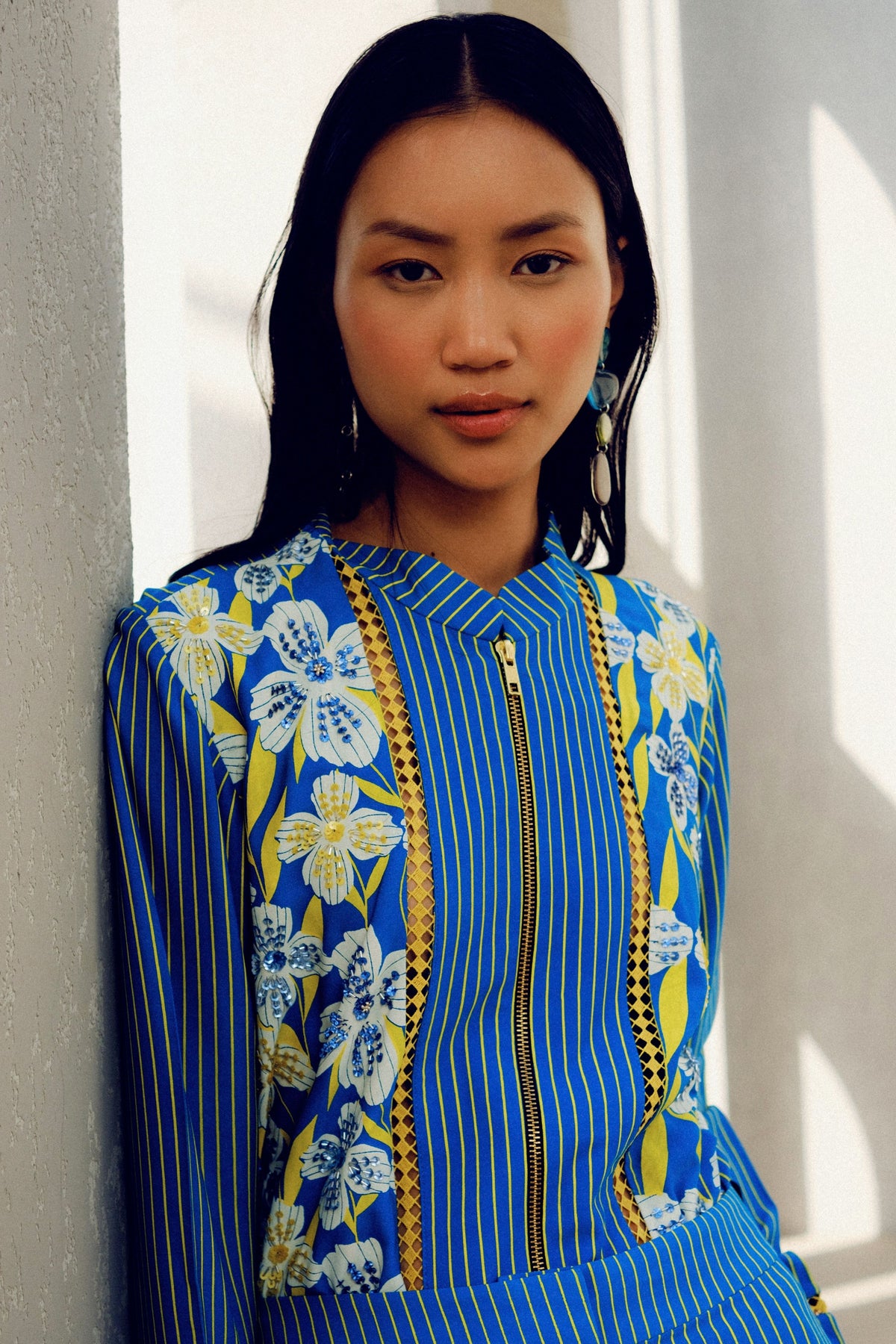Blue Zip Shirt