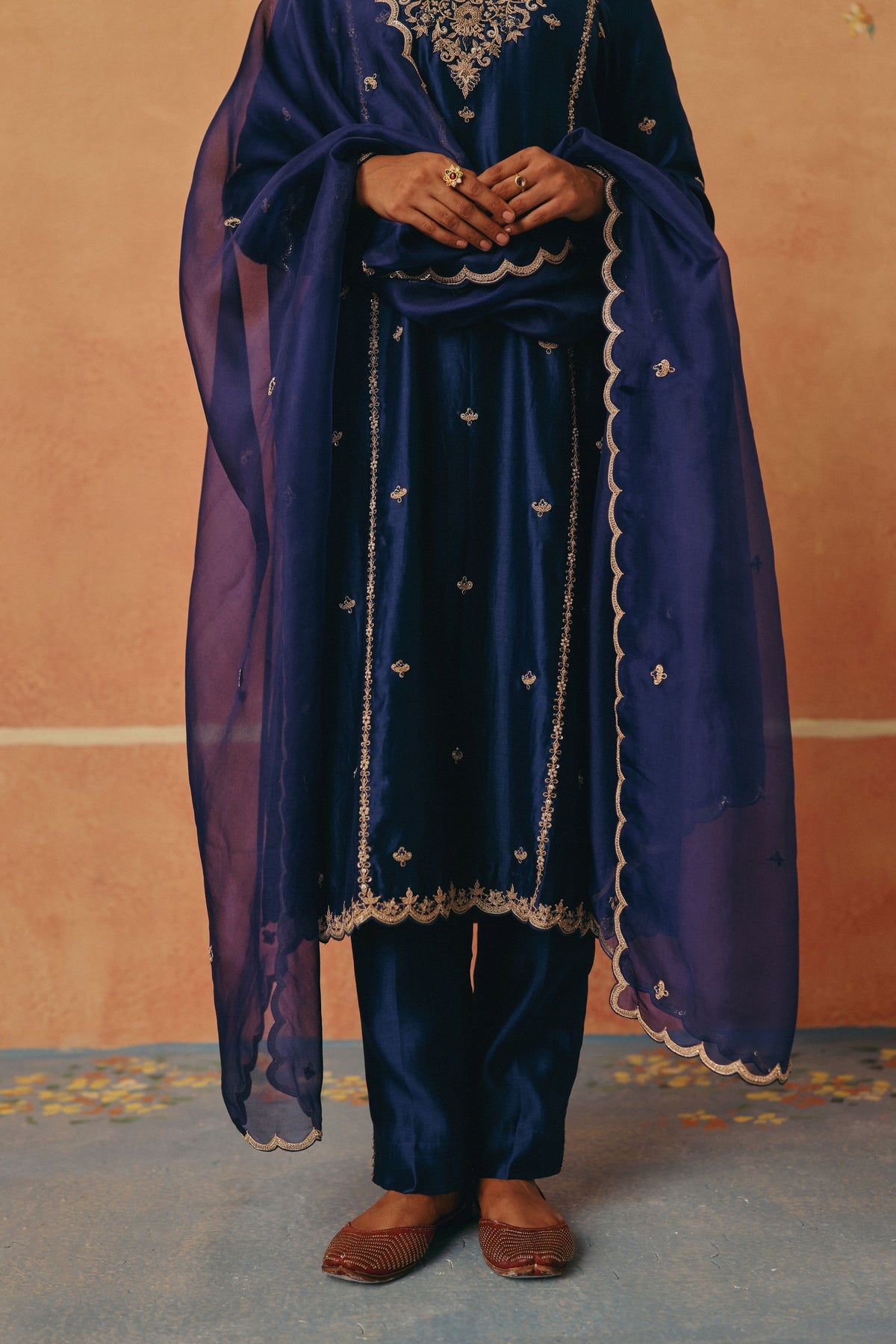 Neelam Nazakat Kurta Set