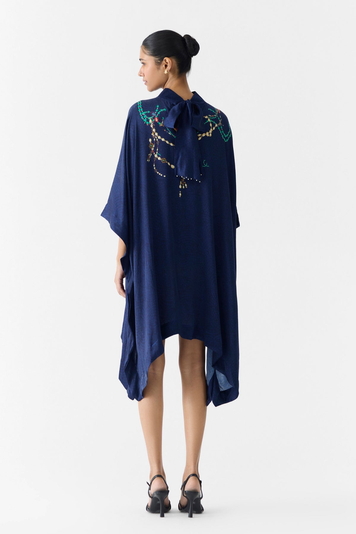 Navy Maharani Kaftan