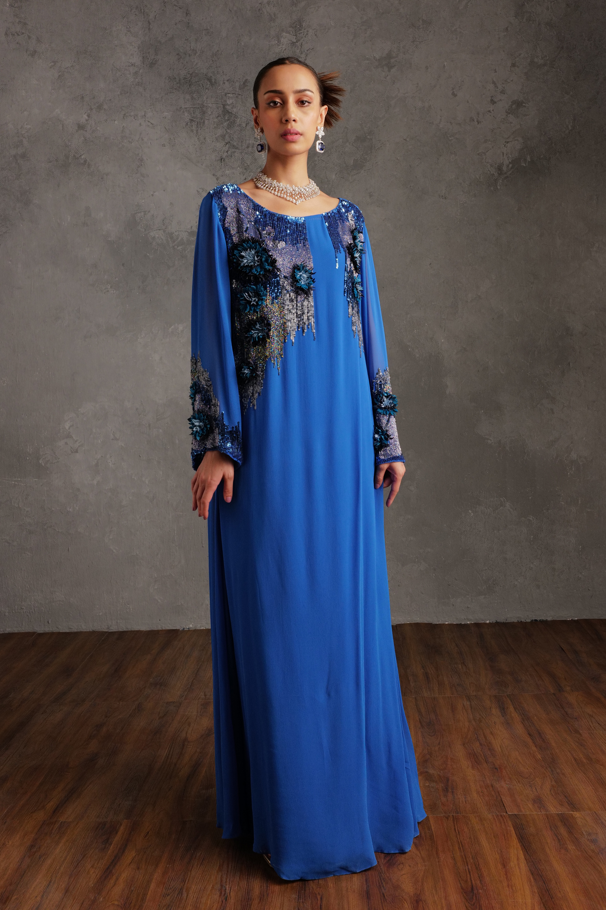Aitana Dress In Royal Blue
