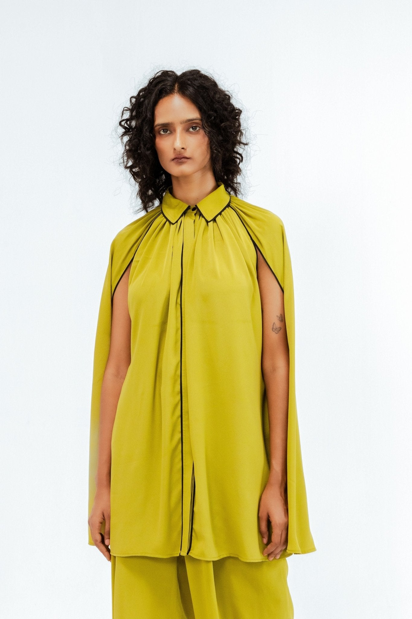 Cherice Crepe Shirt - Leh Studios - Elahe