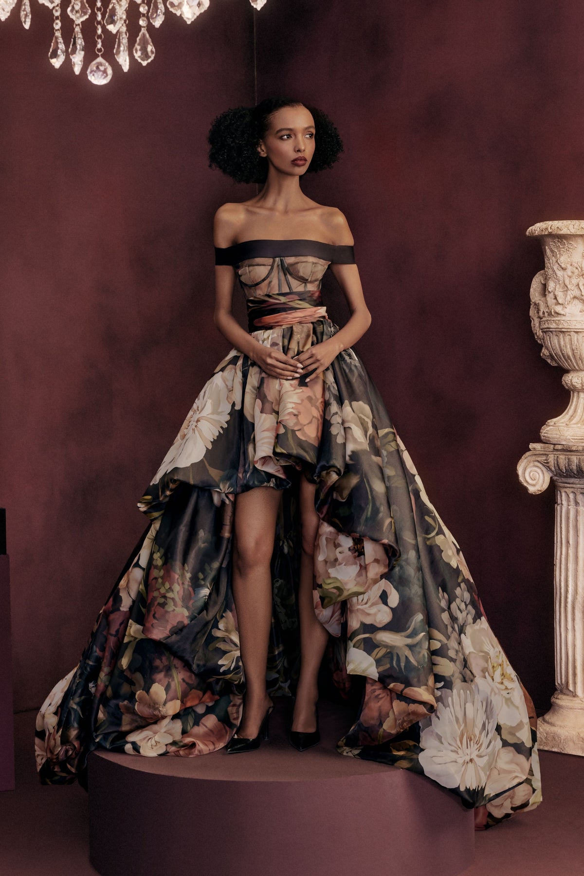 High Low Balloon Gown