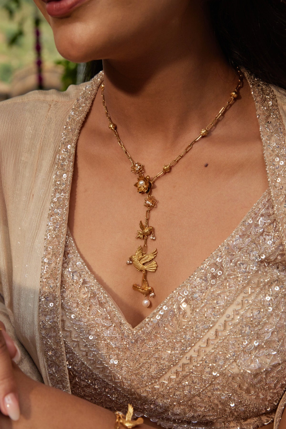 Yaadon Ka Bageecha Drop Down Neckalce