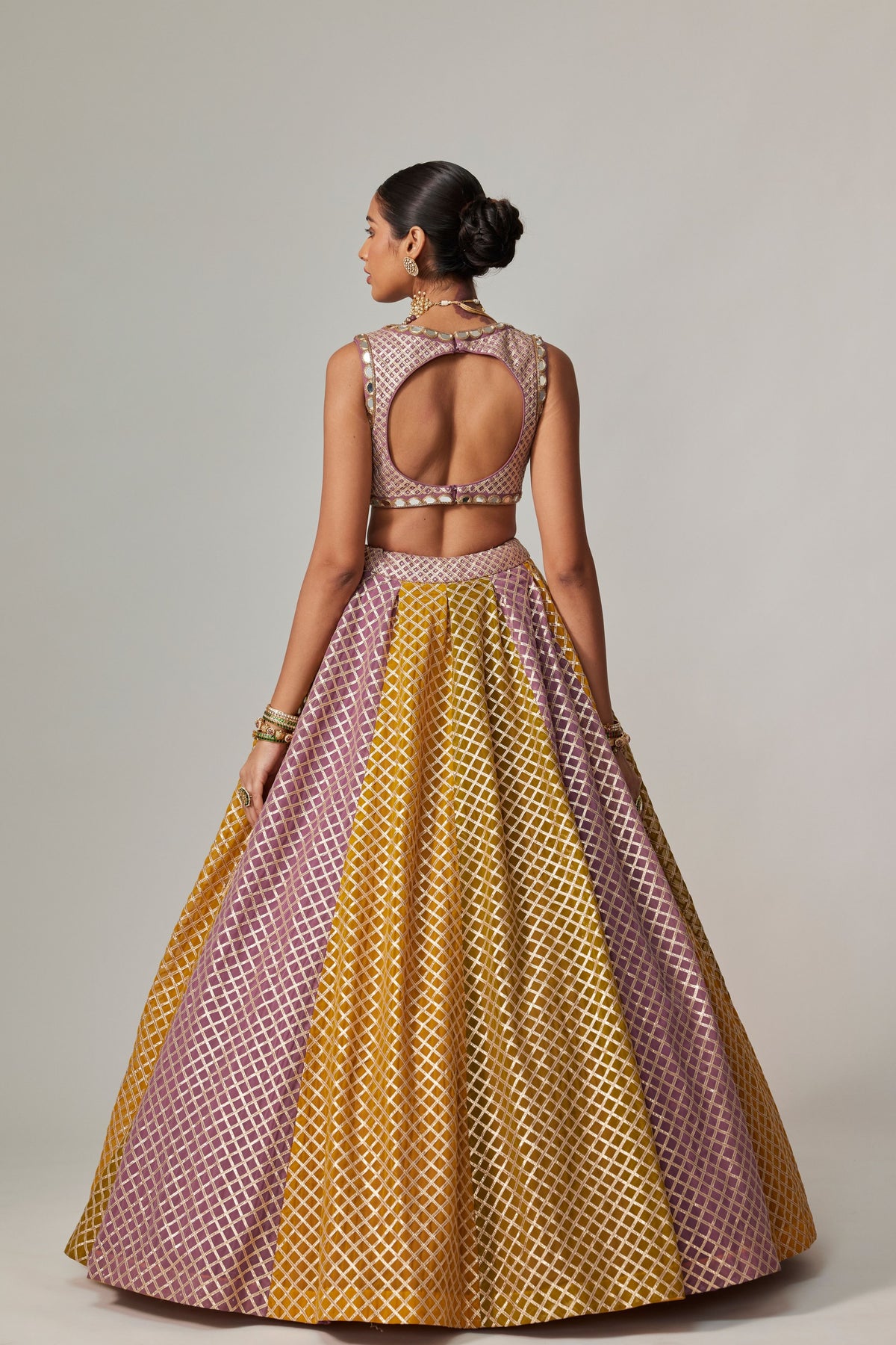 Mustard Multicolor Lehenga Set