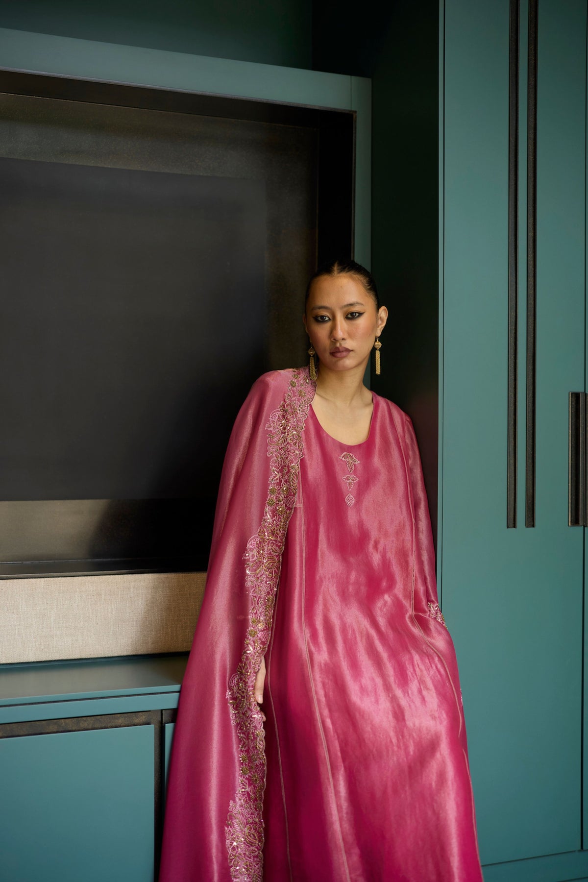 Pink Dhara Kurta Set