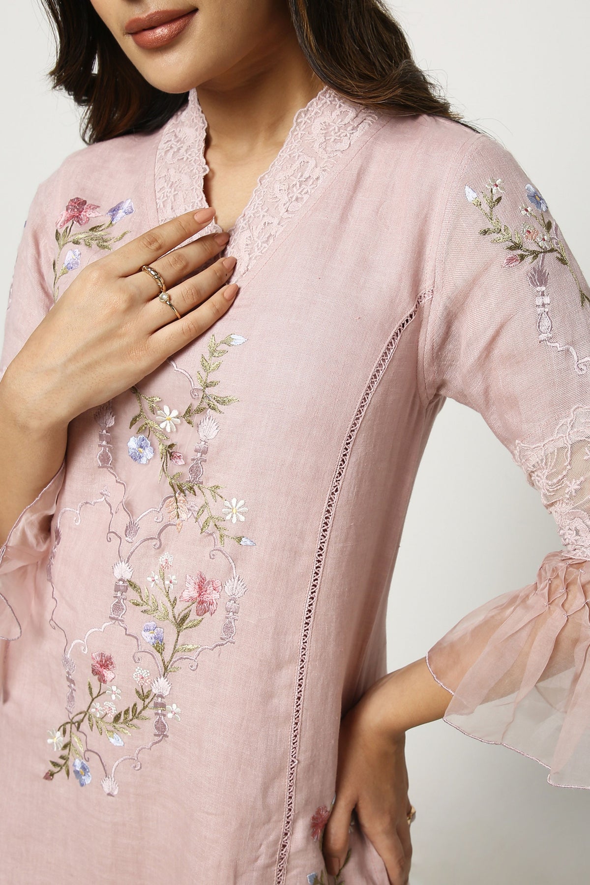 Pink Eden Kurta Set
