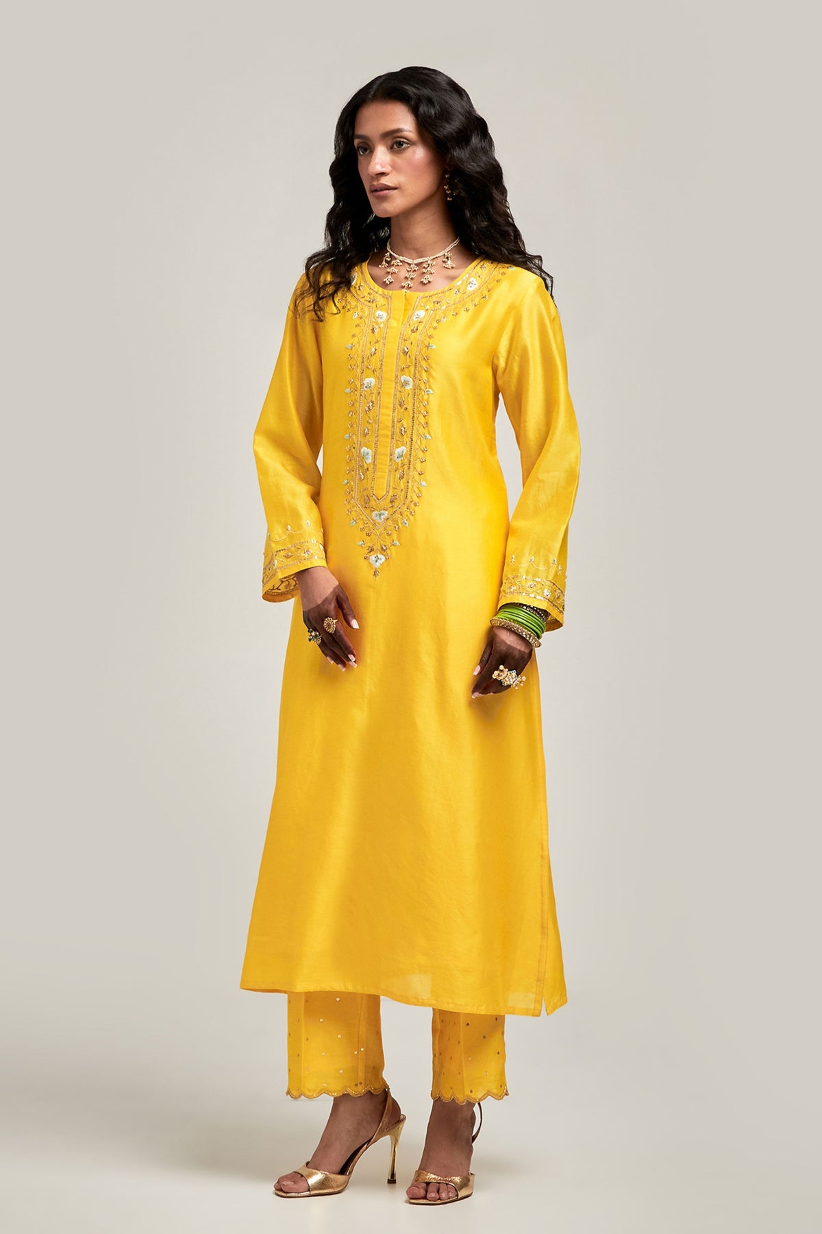 Yellow Kurta Set