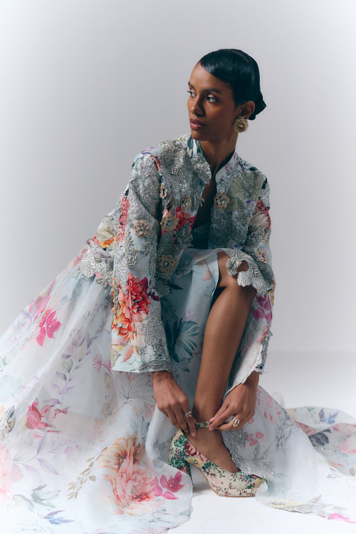 Celestial Bloom Jacket Set
