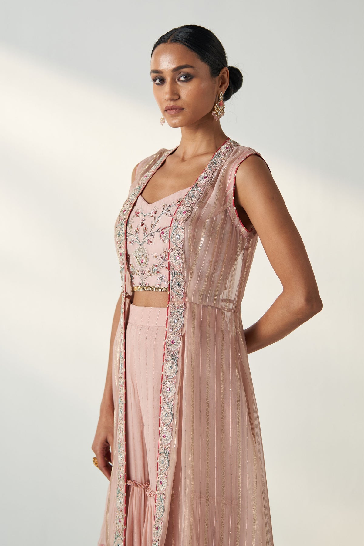 Prisha Blush Pink Gharara Set