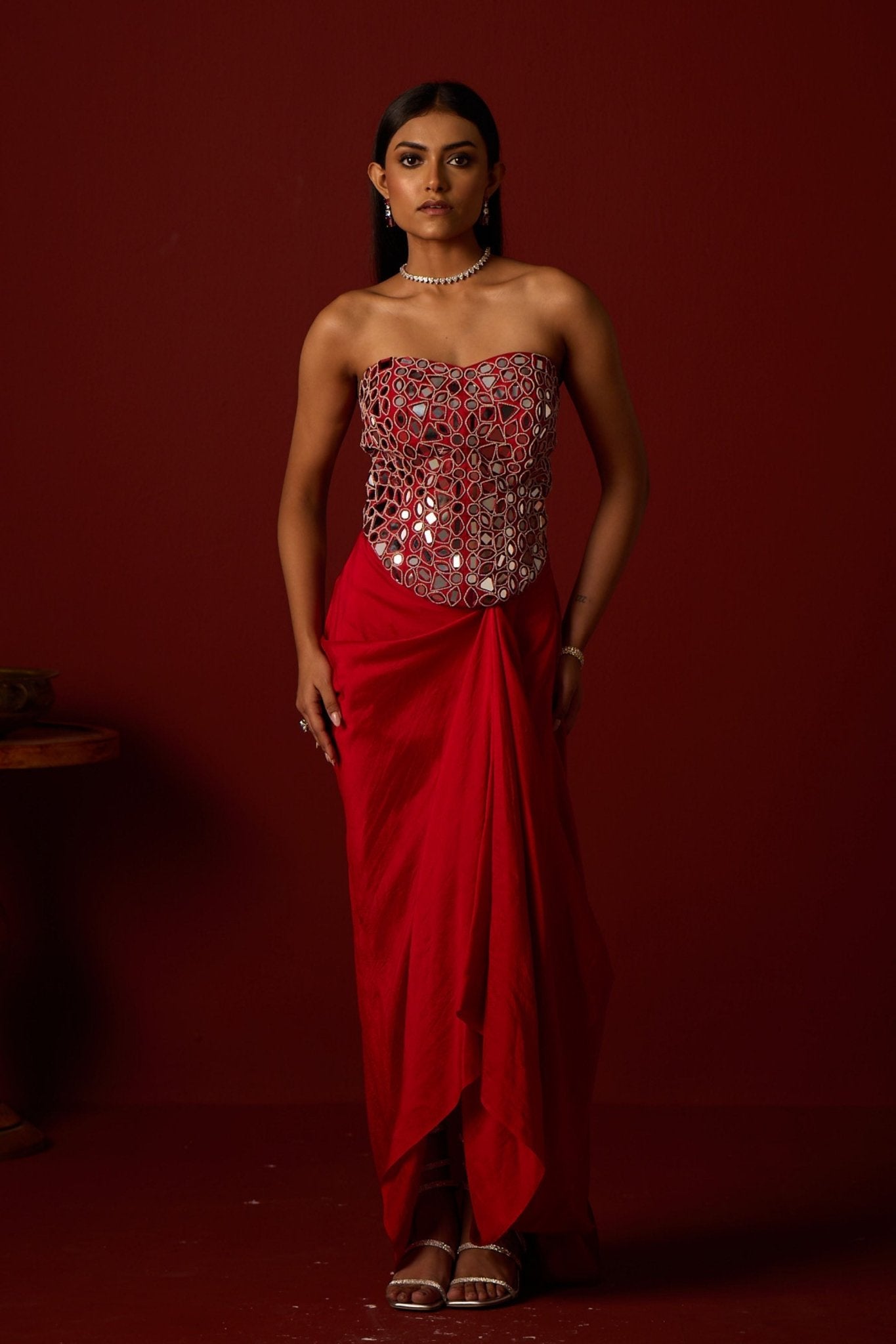 Mirrorwork Corset - Twenty Nine - Elahe