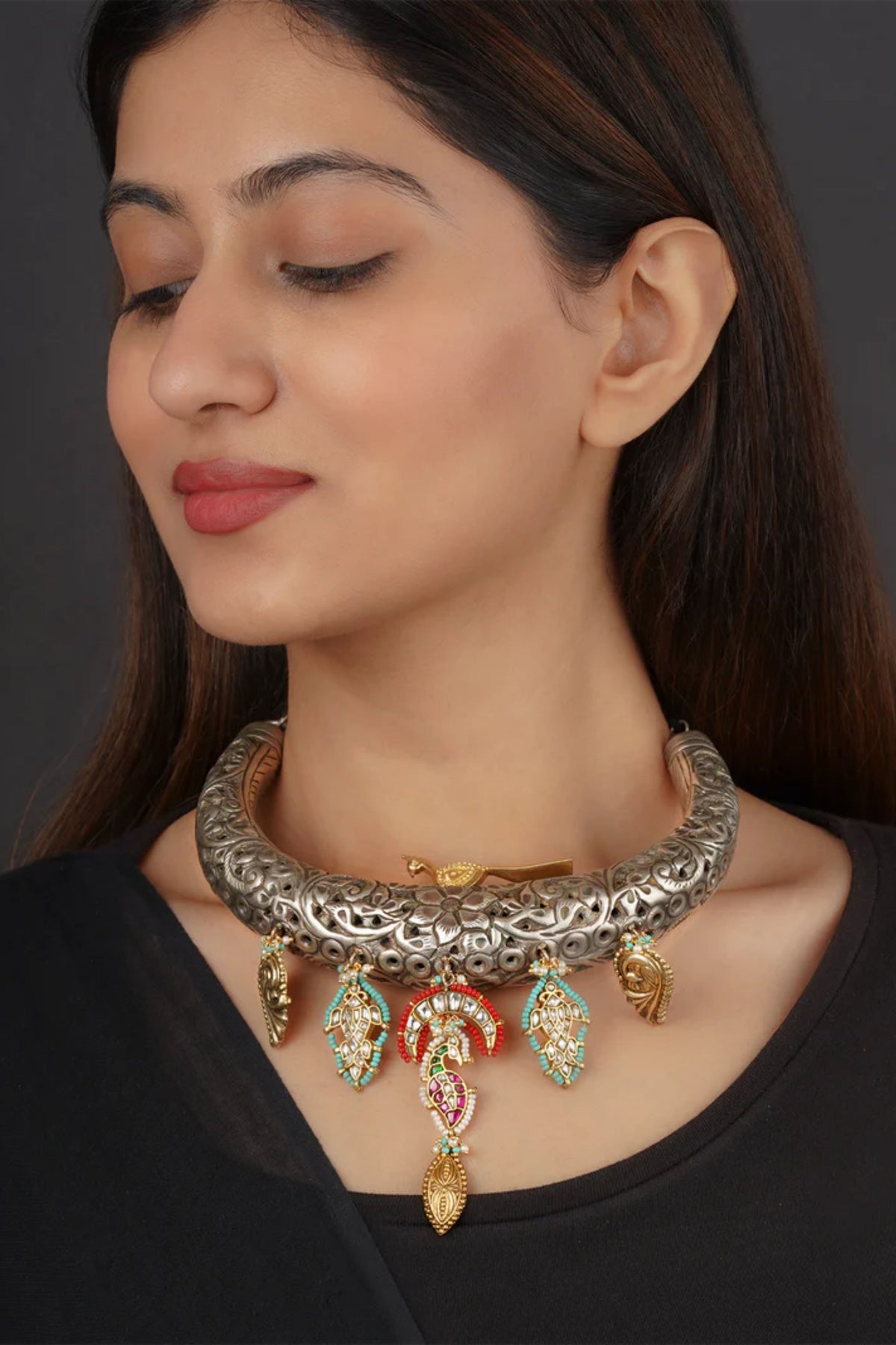 Tribal Necklace in Multicolor