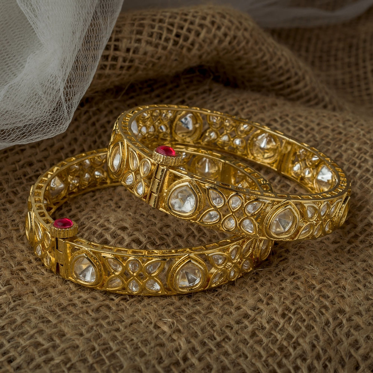 Polki Pair of Bangles