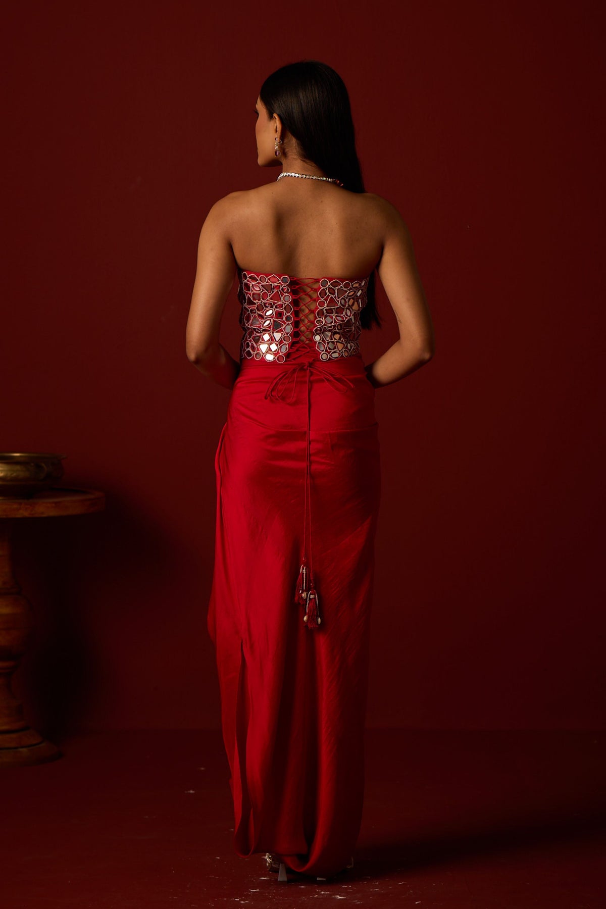 Mirrorwork Skirt Set