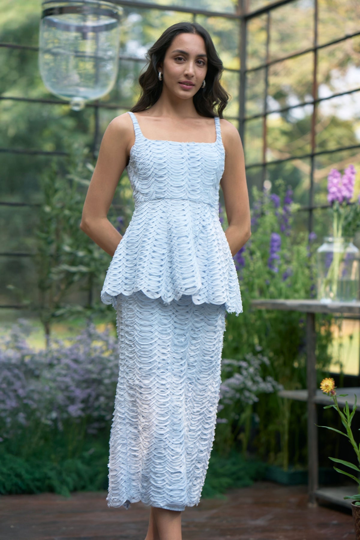 Ribbon Embroidered Skirt