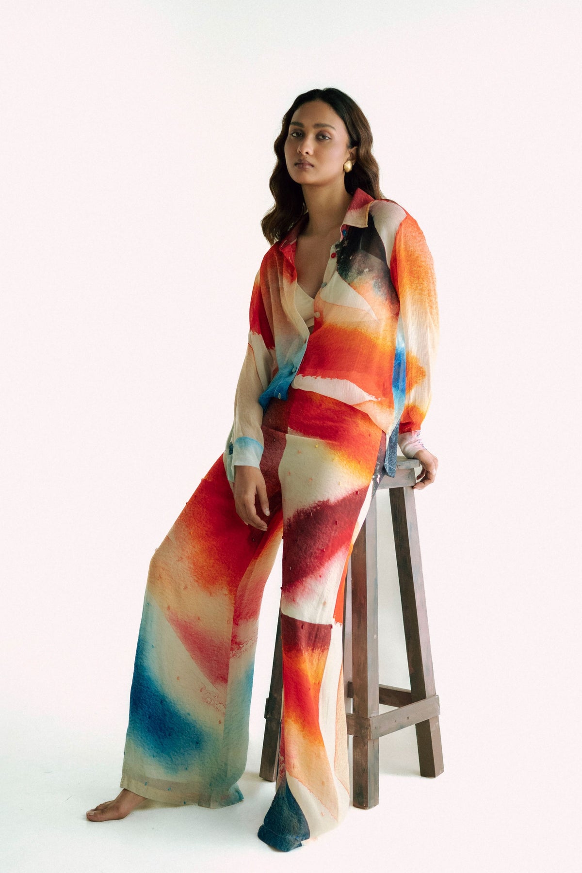 Multicolor Printed Co-ord Set