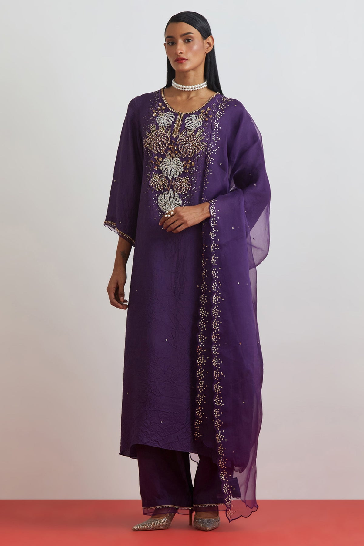 Violet Luxe Kurta Set