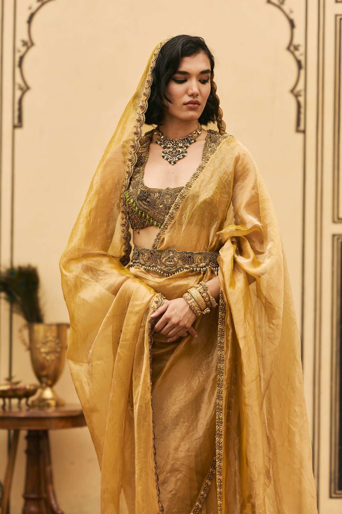 Haridra Saree Set