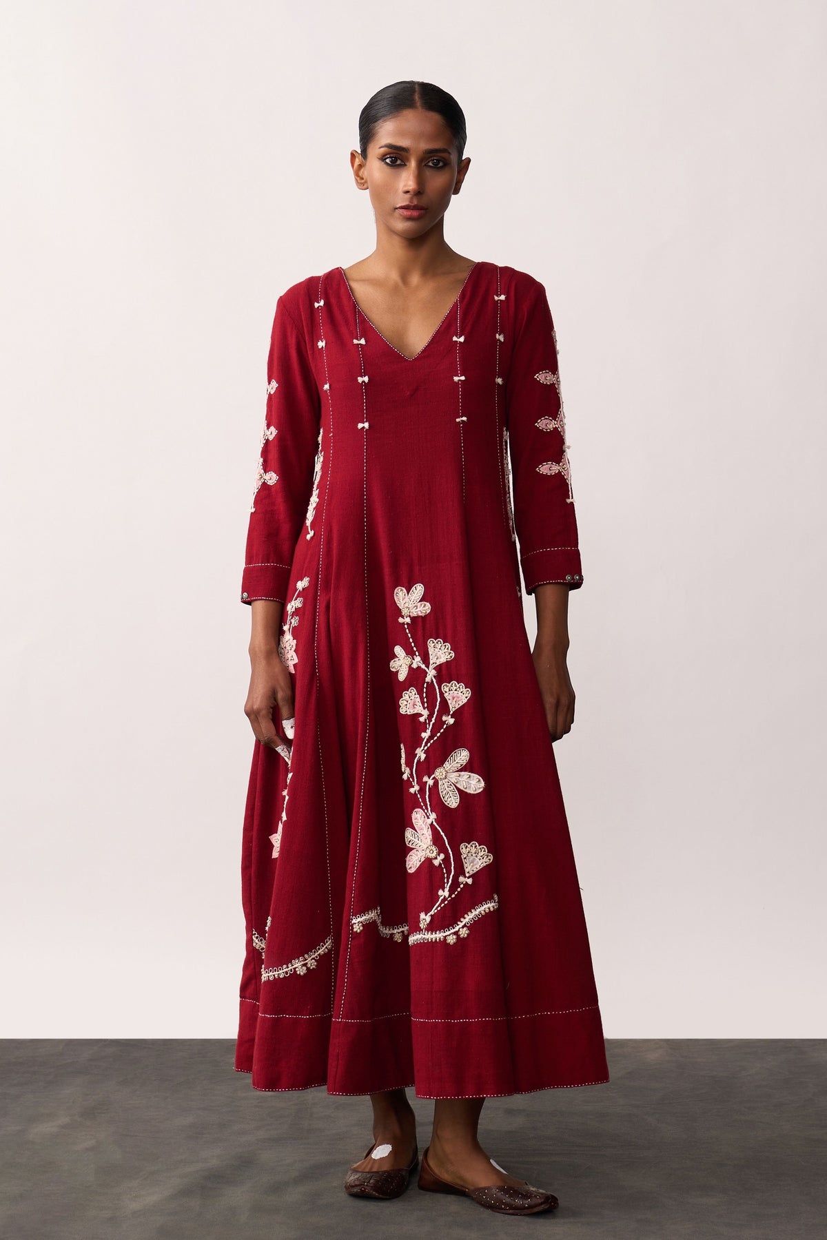 Aruna Red Angrakha