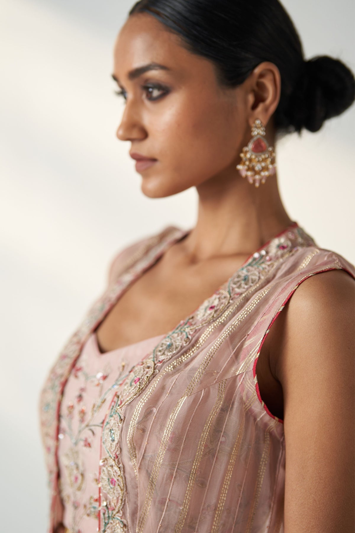 Prisha Blush Pink Gharara Set