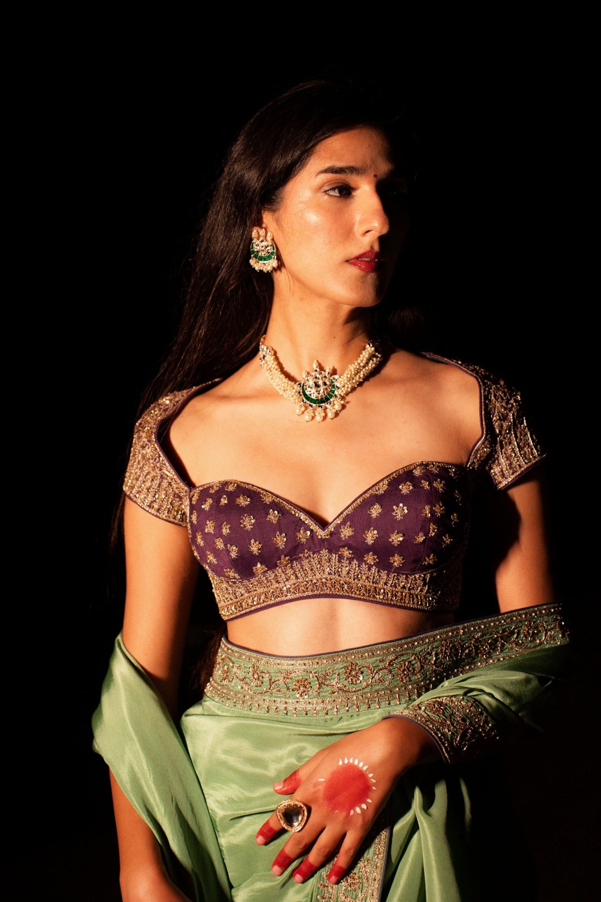 Hemrang Kanti Saree Set