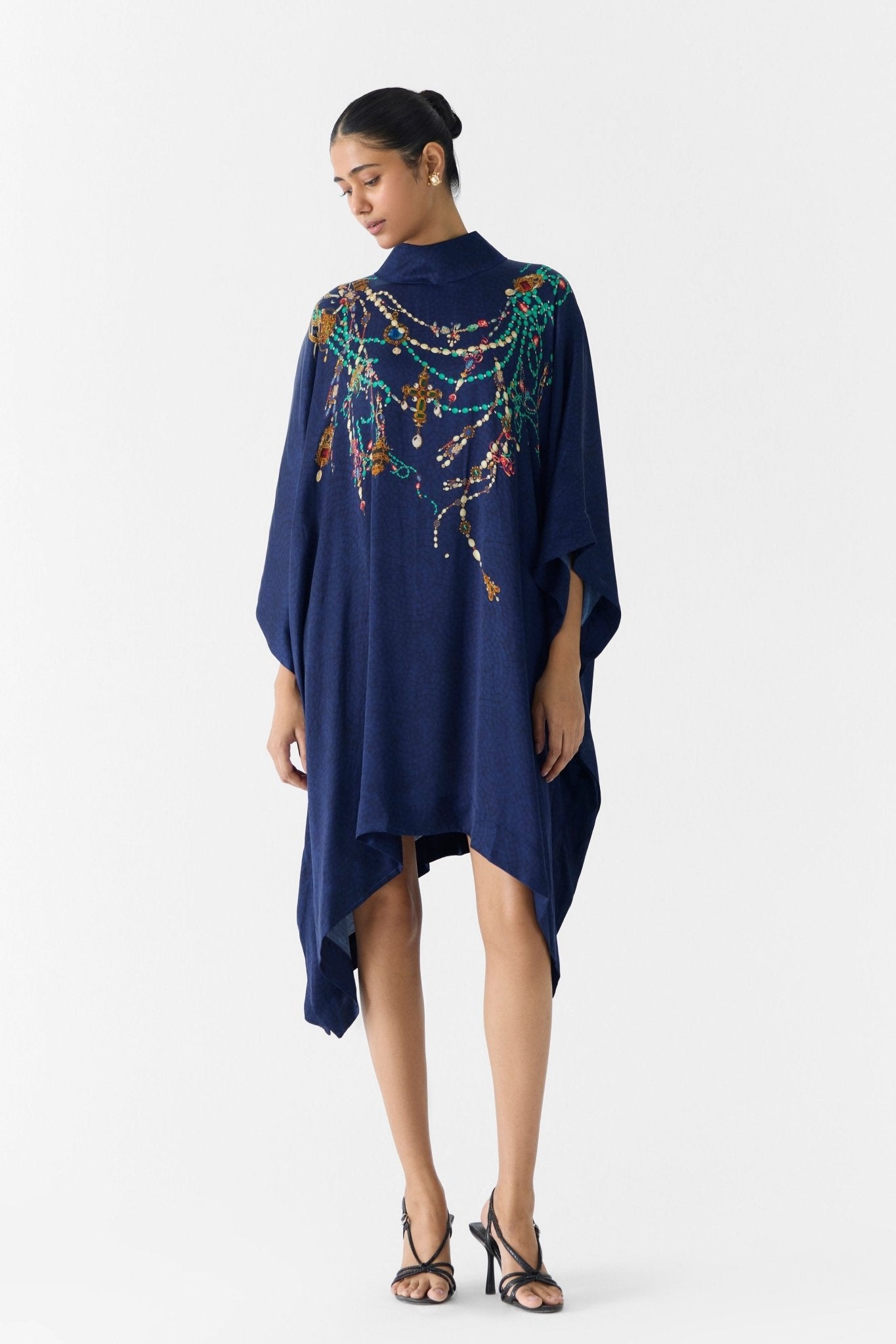 Navy Maharani Kaftan - Studio Rigu - Elahe