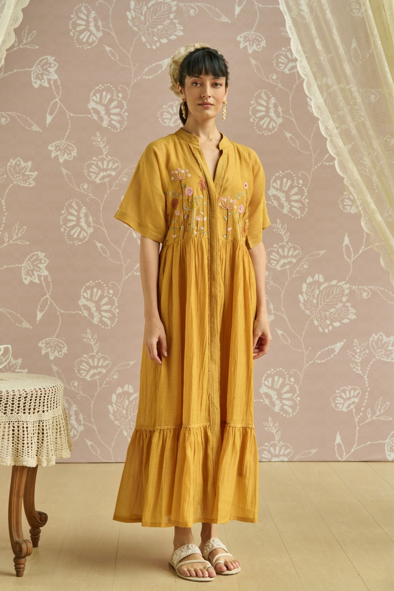 Yellow Azra Dress Set - Kritika Dawar - Elahe