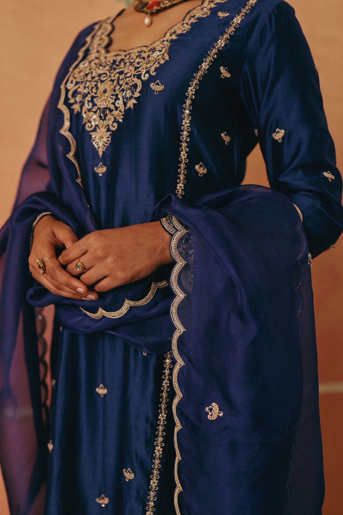Neelam Nazakat Kurta Set