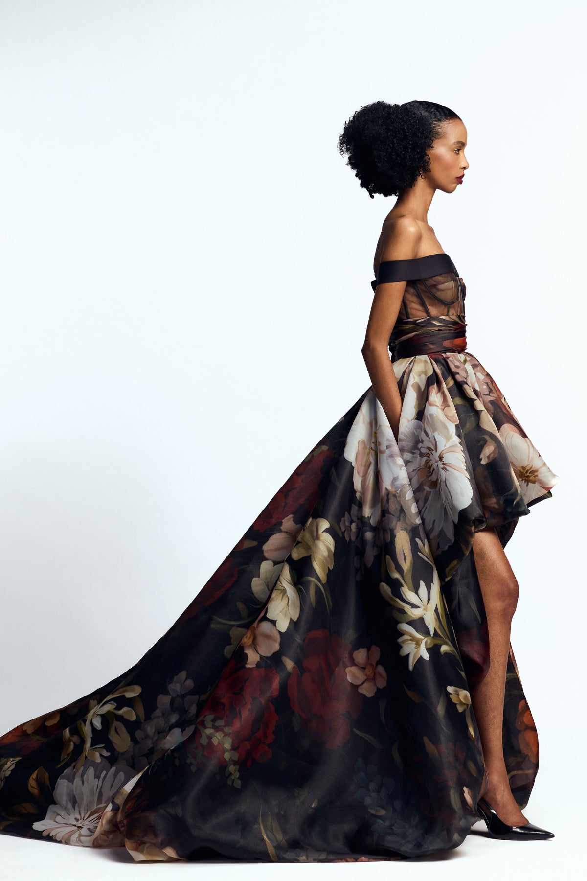 High Low Balloon Gown