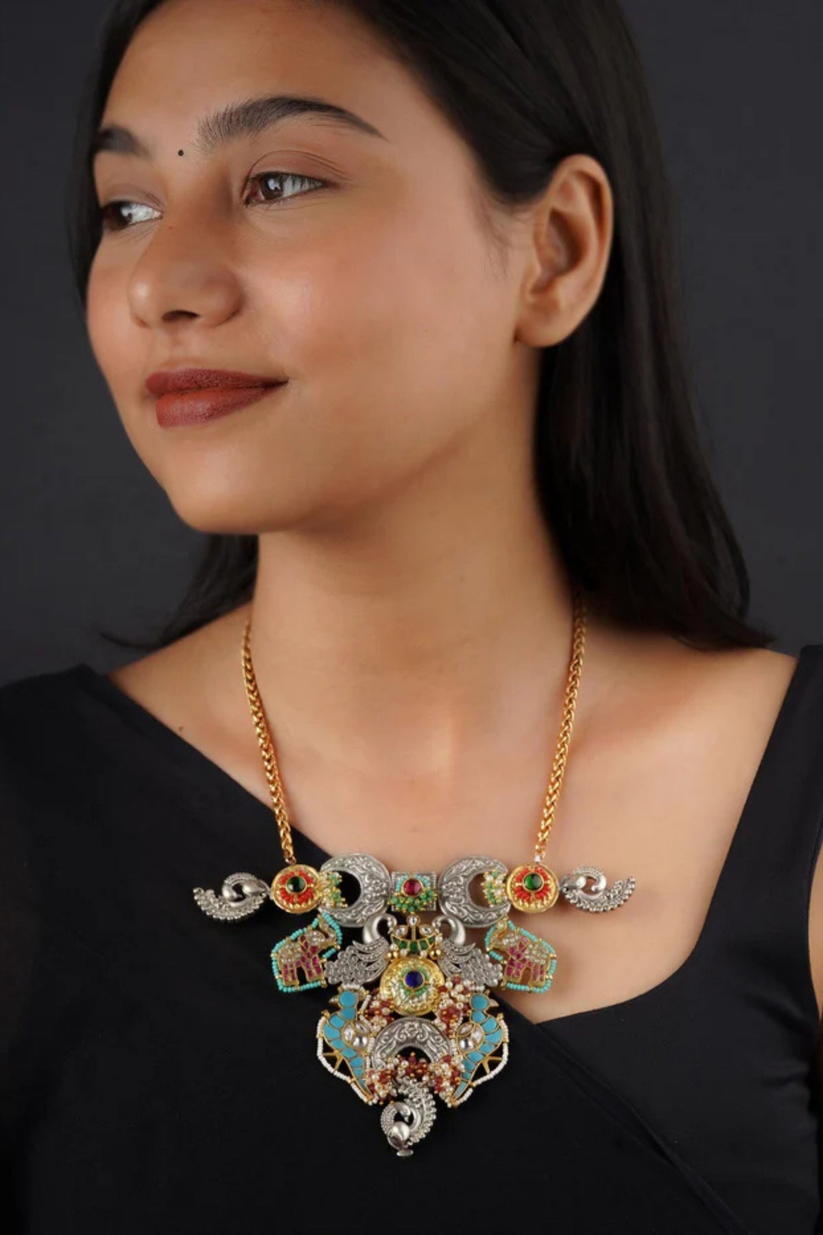 Multicolor Tribal Necklace