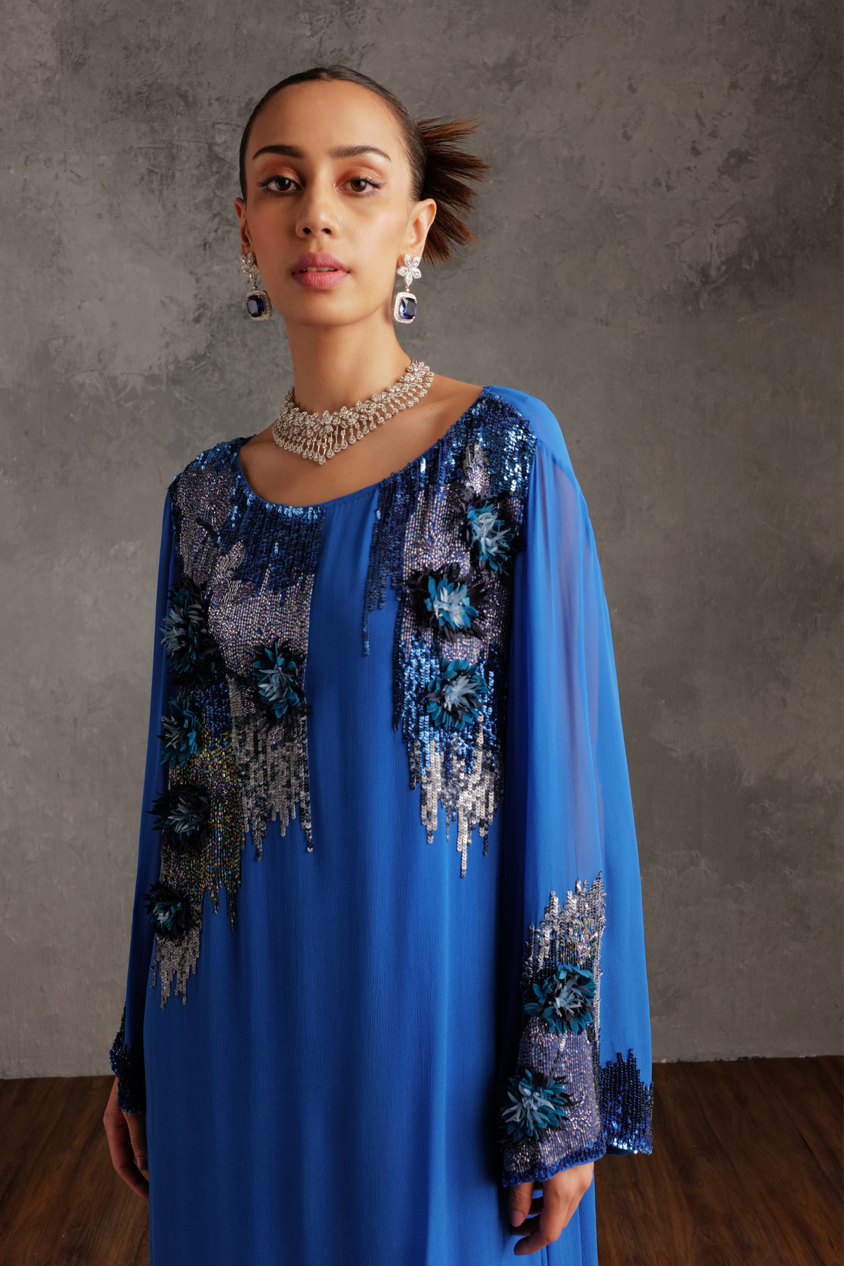 Aitana Dress In Royal Blue
