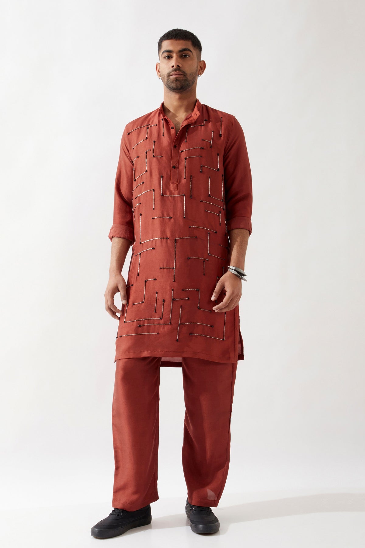 Noah Maroon Kurta Set