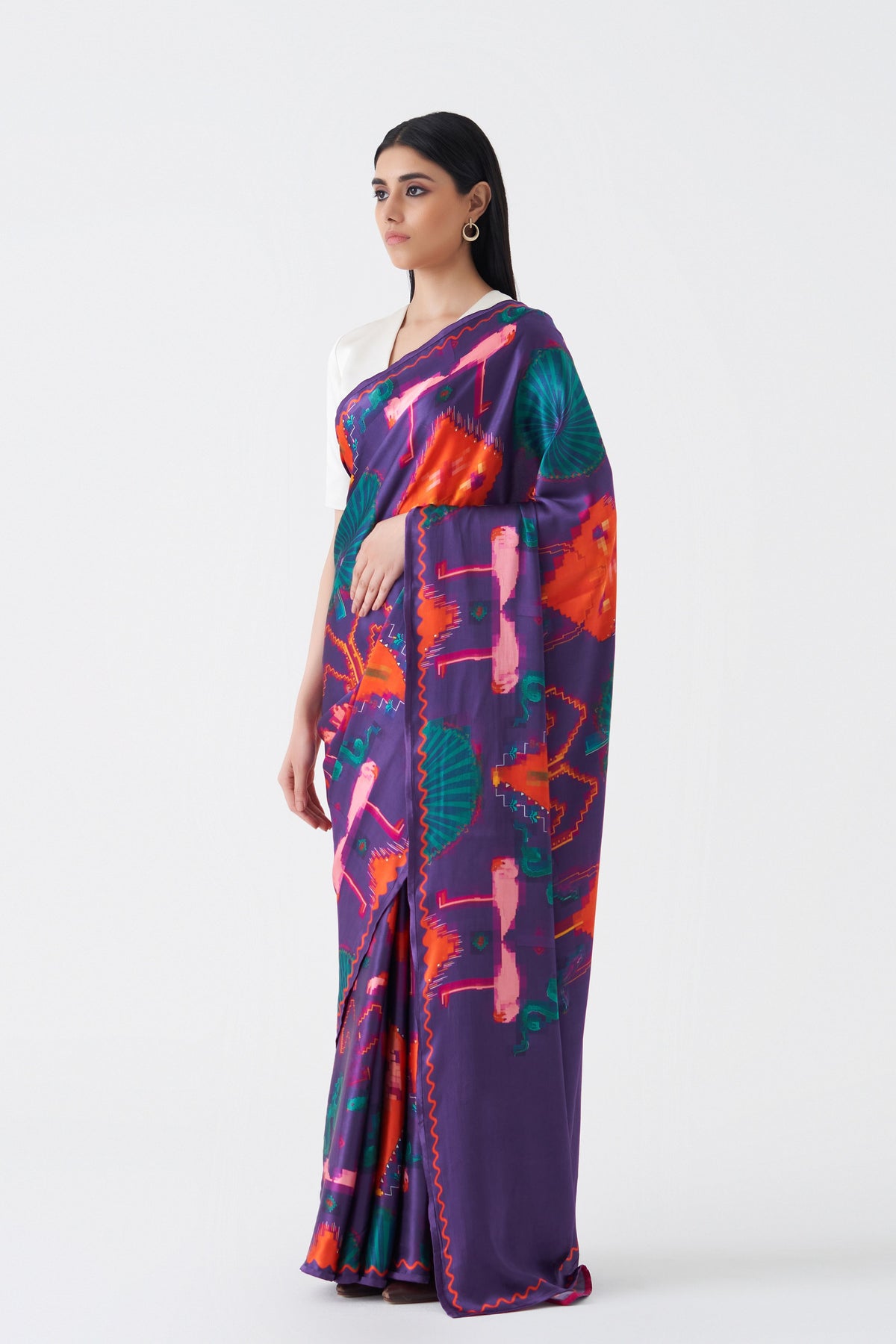 Oaxaca Morado Saree