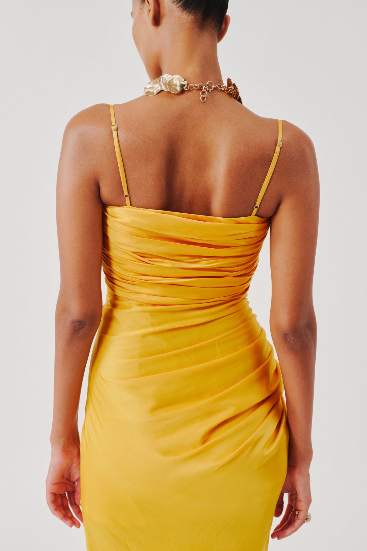 Spaghetti Draped Dress