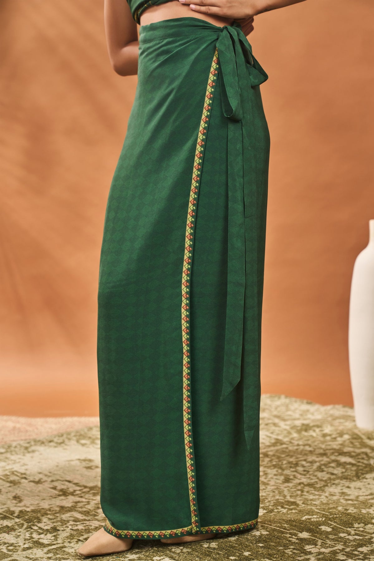 Green Clover Checks Co-ord Set